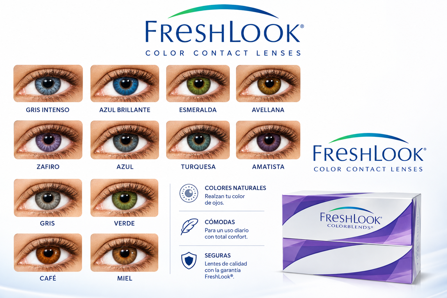 Lentes de contacto FreshLook ColorBlends