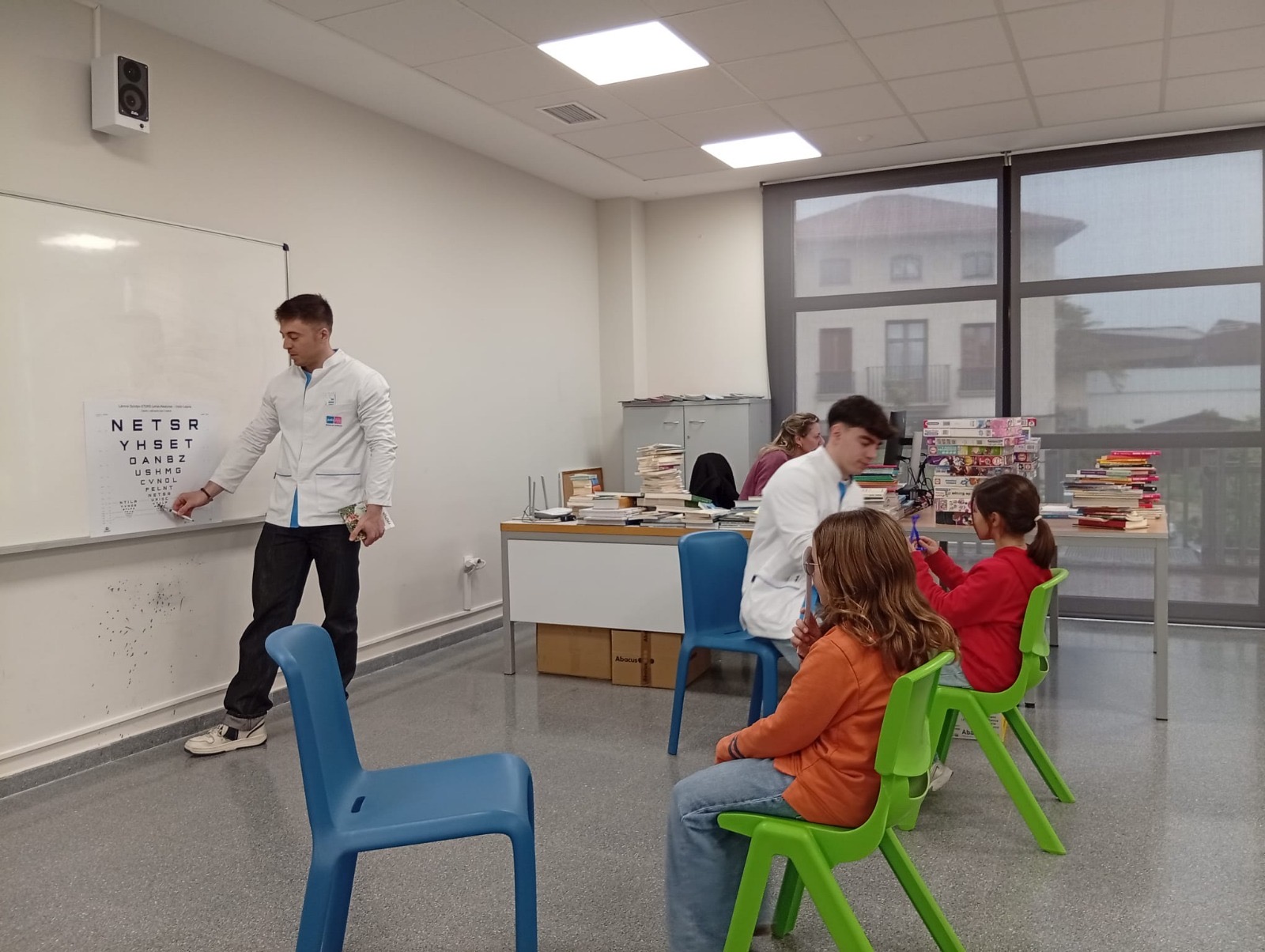 Evaluación visual realizada por AudioVisión en el Colegio La Florida